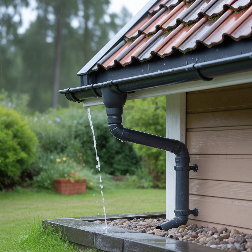 3.Hur du forbattrar avrinningen fran takrannor och stupror