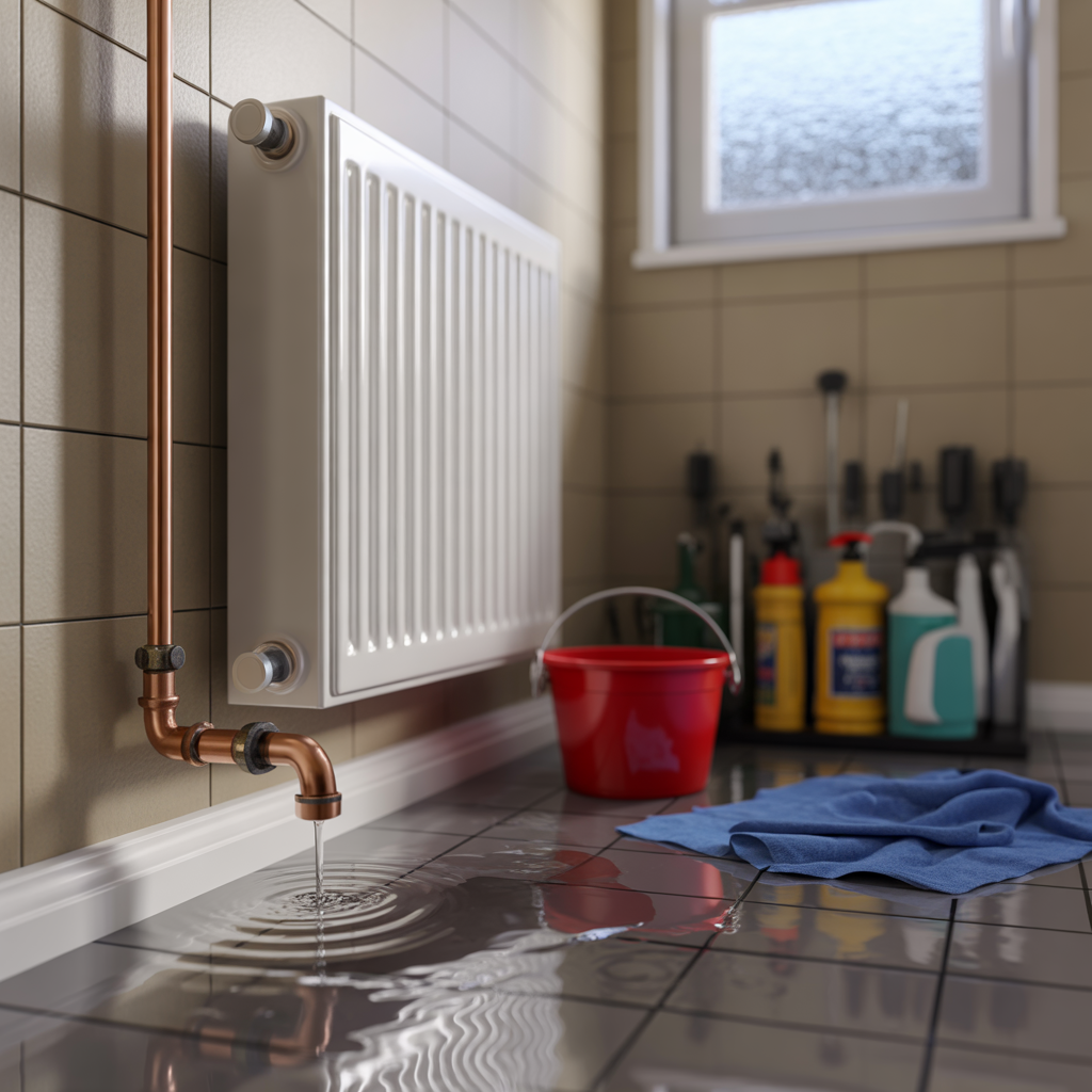 9.Vad gor du om ditt varmesystem lacker vatten