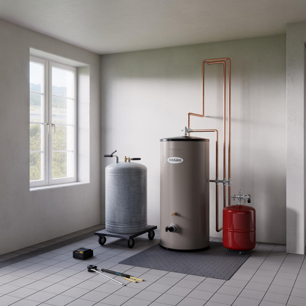 vad kostar byte av varmvattenberedare i villa 2025